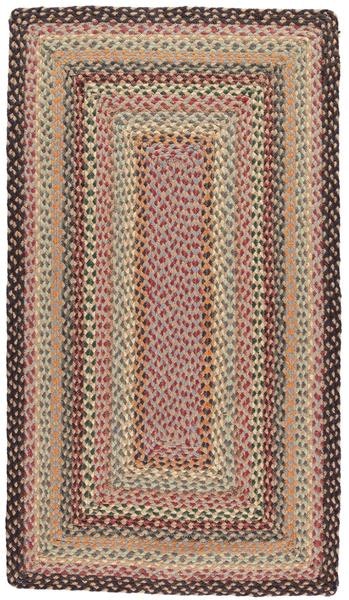 92 x 152cm Misty Blue Organic Rectangle Jute Rug by The Braided Rug Company