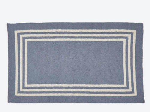150 X 90cm Blue Maxime Rug by Weaver Green