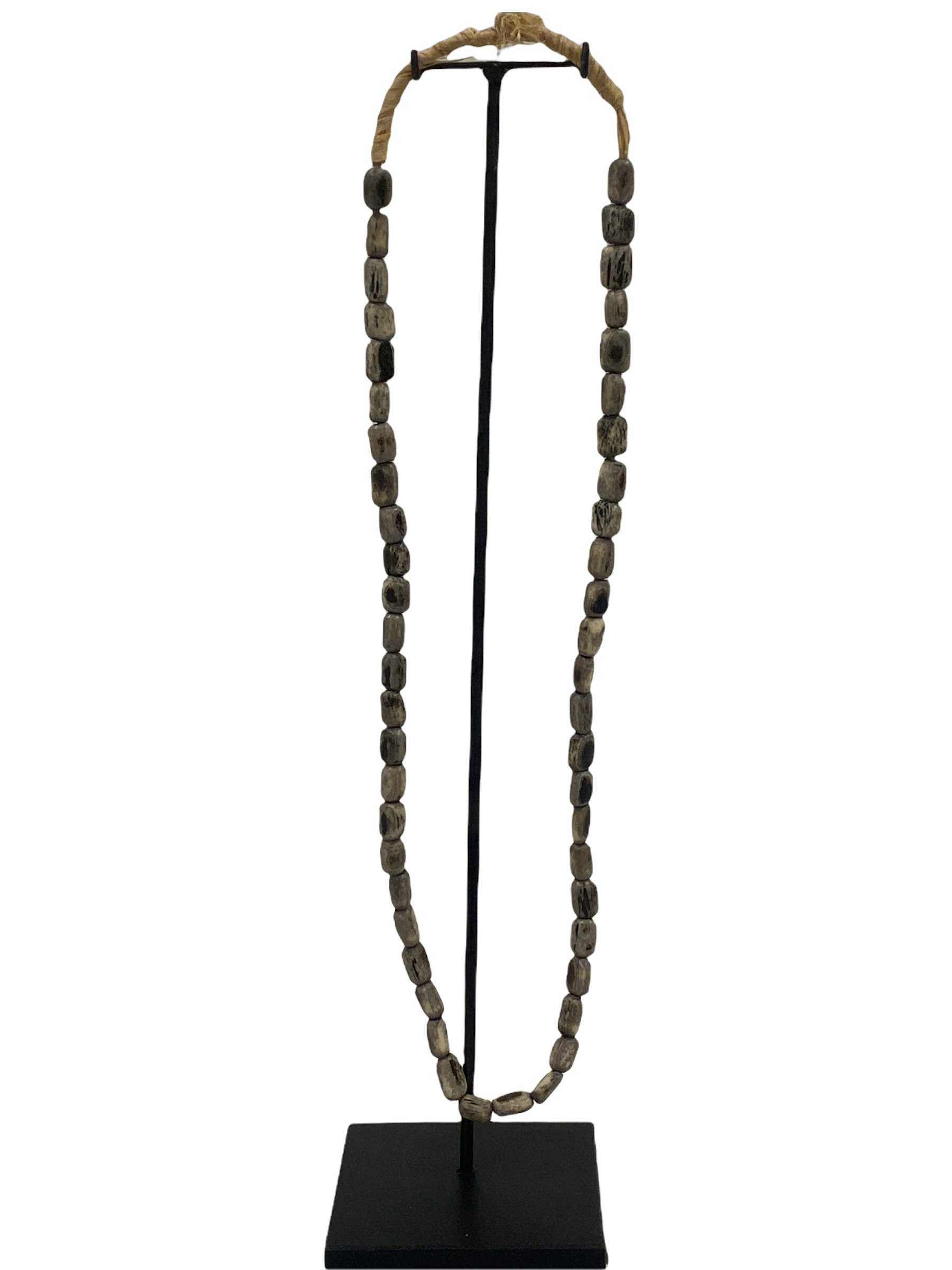 Kenya Beads Square Grey Bead 48.3 by botanicalboysuk