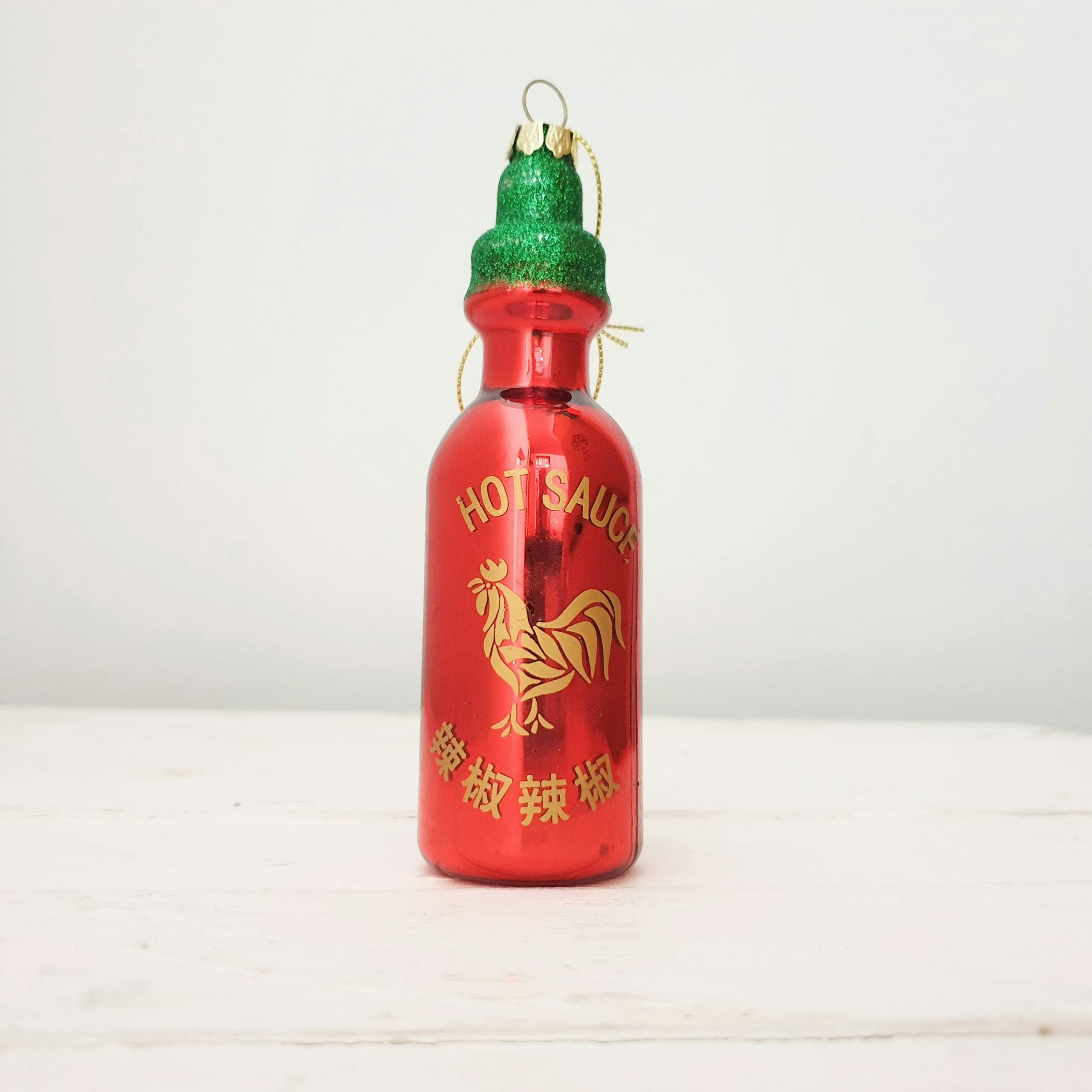 Hot Sauce Glass Christmas Decoration by Oak Lane