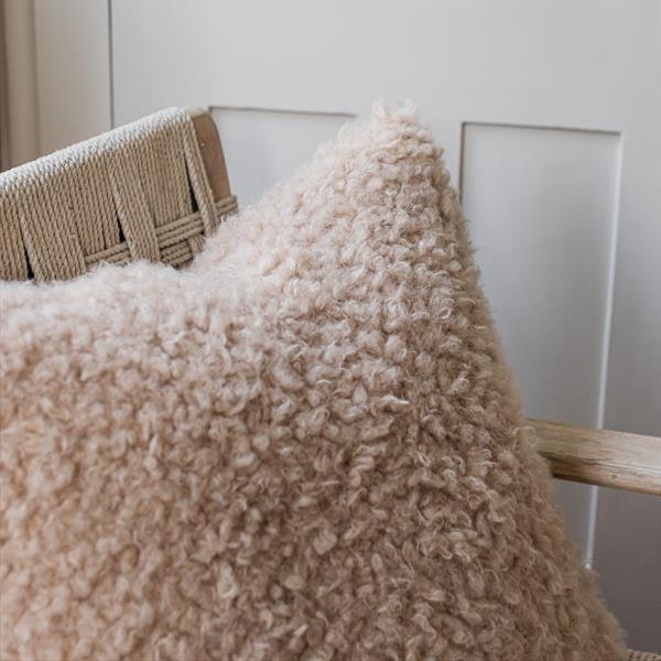 Faux Sheepskin Cushion by Morgan Wright