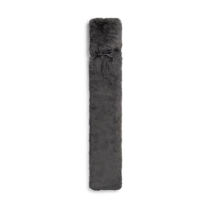 Luxury Long Faux Fur Hot Water Bottle Charcoal by Chalk Jewellery