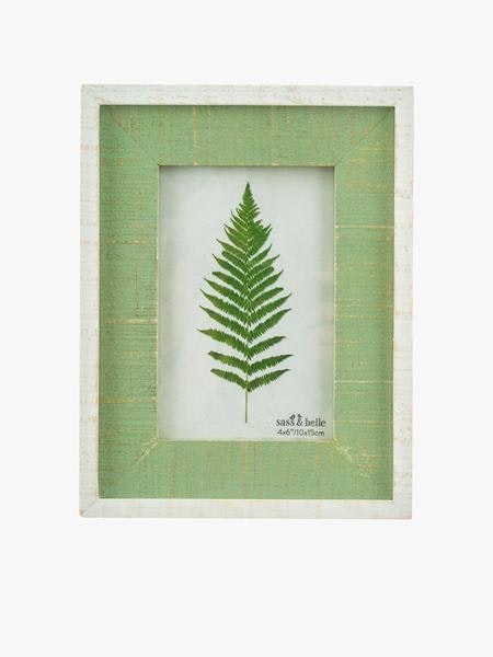 Distressed Green Wooden Photo Frame by Sass & Belle