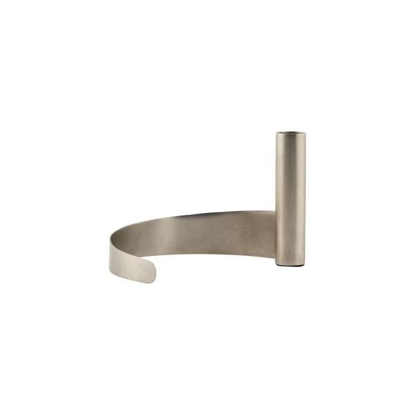 Ambur Antique Metal Candle Stand | Gunmetal by House Doctor