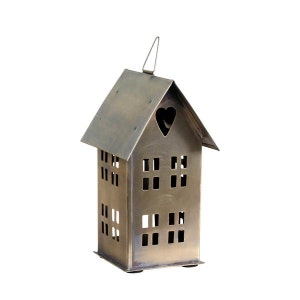 Brass Tealight House Small by Chic Antique