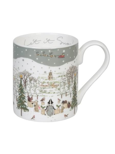 Festive Forest Let It Snow Mug by Sophie Allport