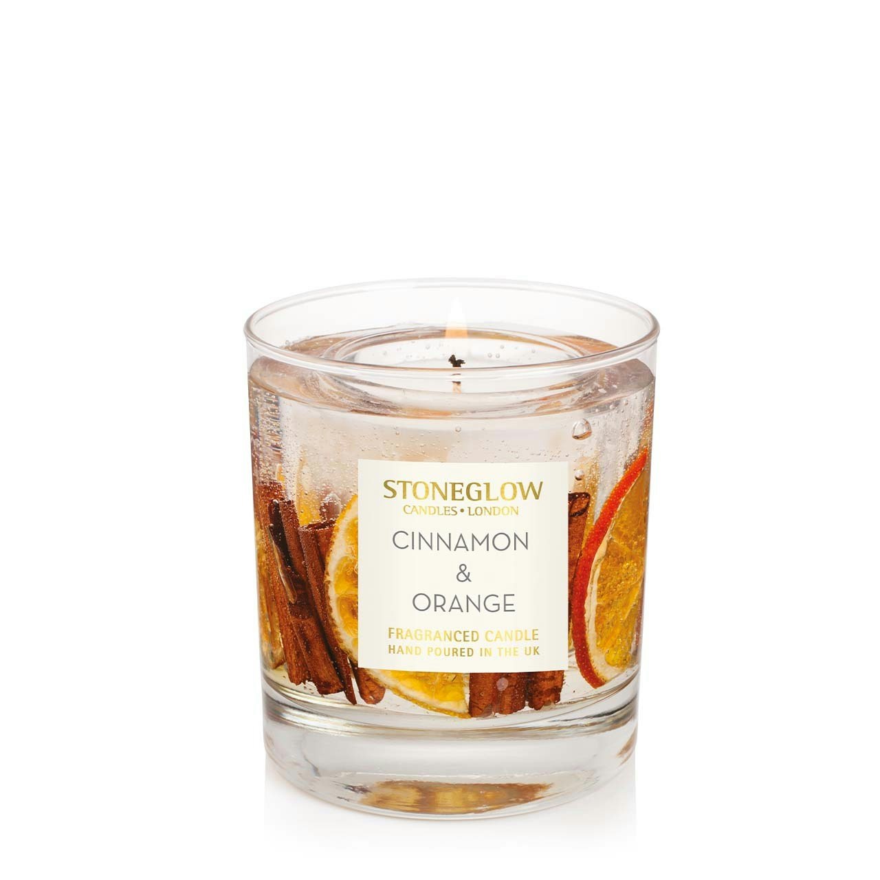 Cinnamon and Orange Gel Tumbler Candle by Stoneglow