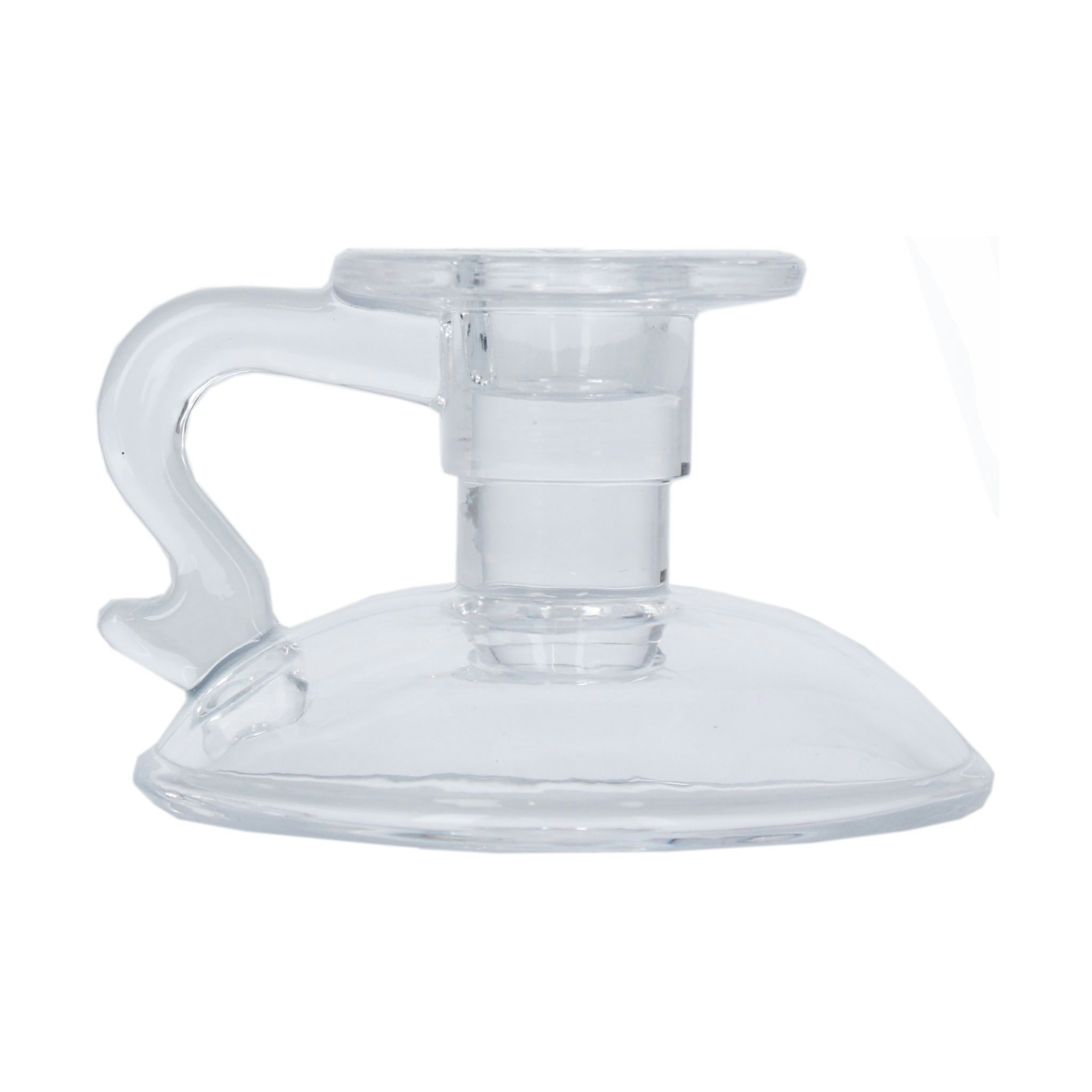 Clear Glass Willie Winkie Candle Holder by