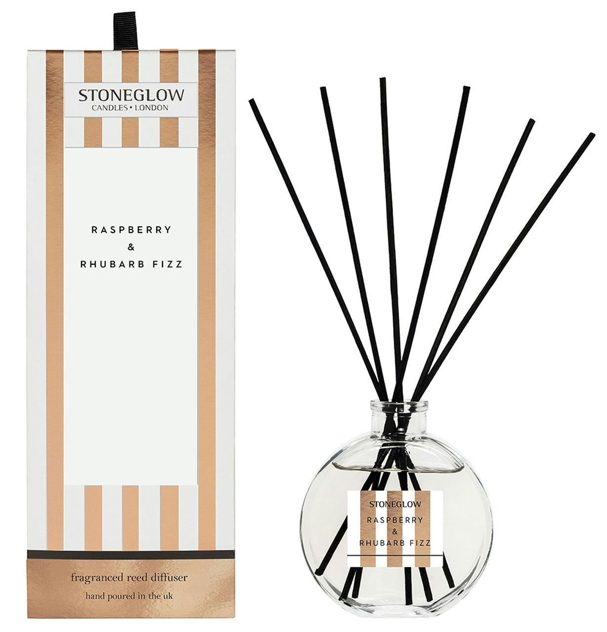 Raspberry and Rhubarb Fizz Reed Diffuser by Stoneglow