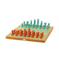 Wooden Chess and Draughts Set by Legami Milano