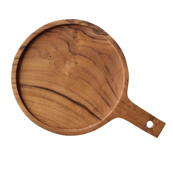 Teak Round Paddle Board by Raine And Humble