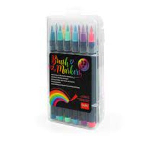 Set of 12 Brush Markers by Legami Milano