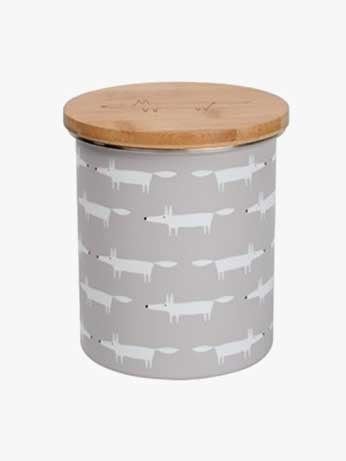 Mr Fox Jar Grey All Over Print by Scion