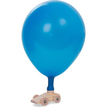 Wooden Balloon Car by Tobar