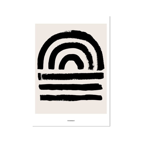 Cotton Border Sunset Print by Wonder & Rah