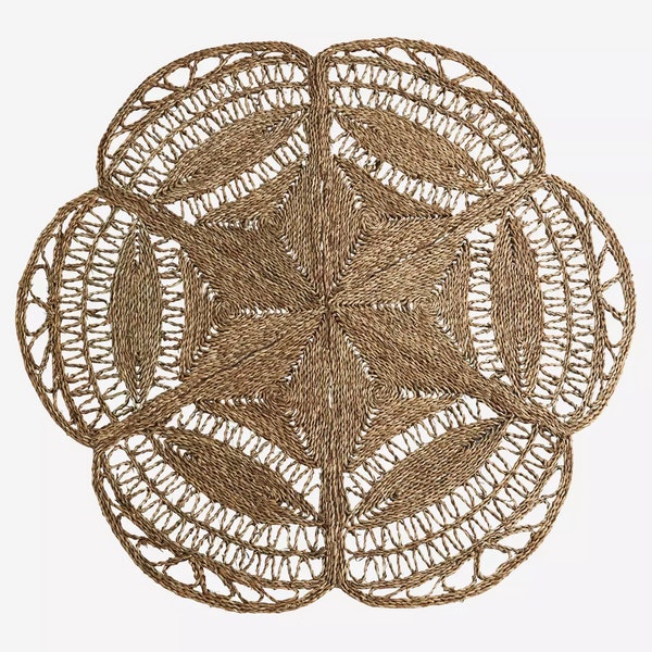 Round Seagrass Rug 150cm by Madam Stoltz