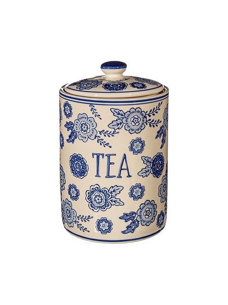 Blue Willow Tea Storage Jar by Sass & Belle