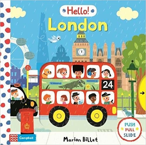 Hello! London Board Book By Marion Billet by Beldi Maison