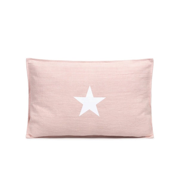 Rectangle Star Cushion In Pink by Chalk Jewellery