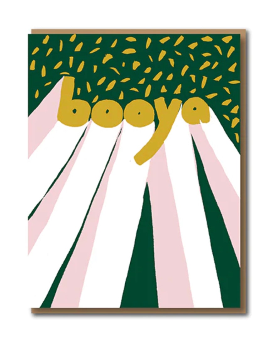 Booya Greetings Card by 1973