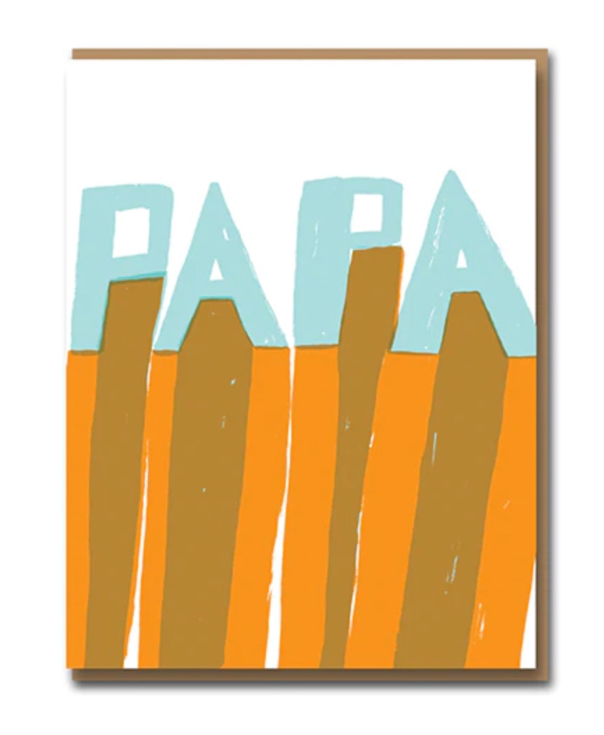 Papa Greetings Card by 1973