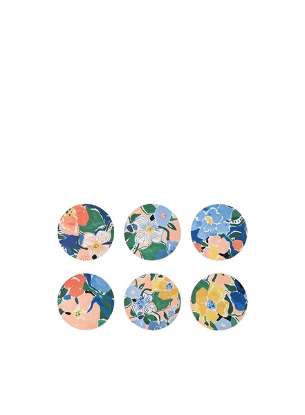 Margaret Floral Coasters Set of 6 by &klevering