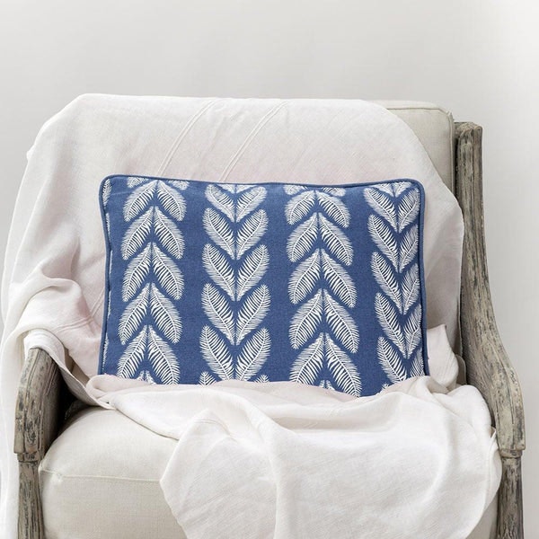 Rectangle Cushion Maya Blue by Distinctly Living