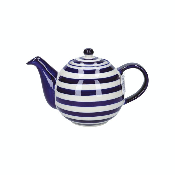Blue Stripe Teapot by Distinctly Living