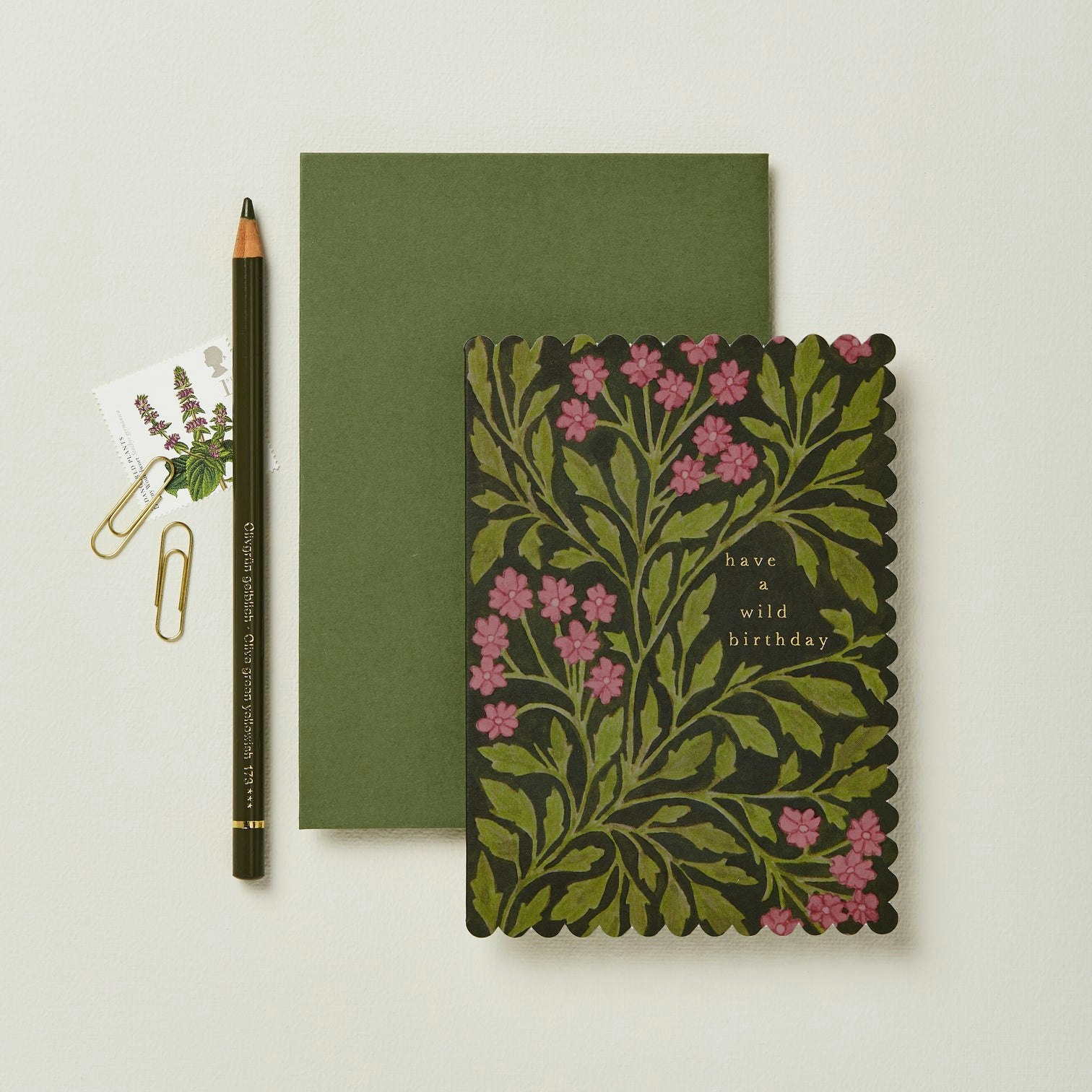 Flora "Wild Birthday" Card by Wanderlust Paper