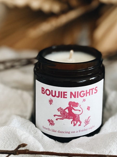 Boujie Nights Vegan Soy Wax Candle - 120ml by Faire