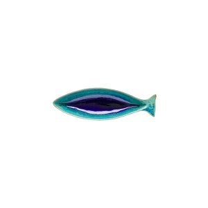 Deep Ocean Blue Fish Dish by Distinctly Living