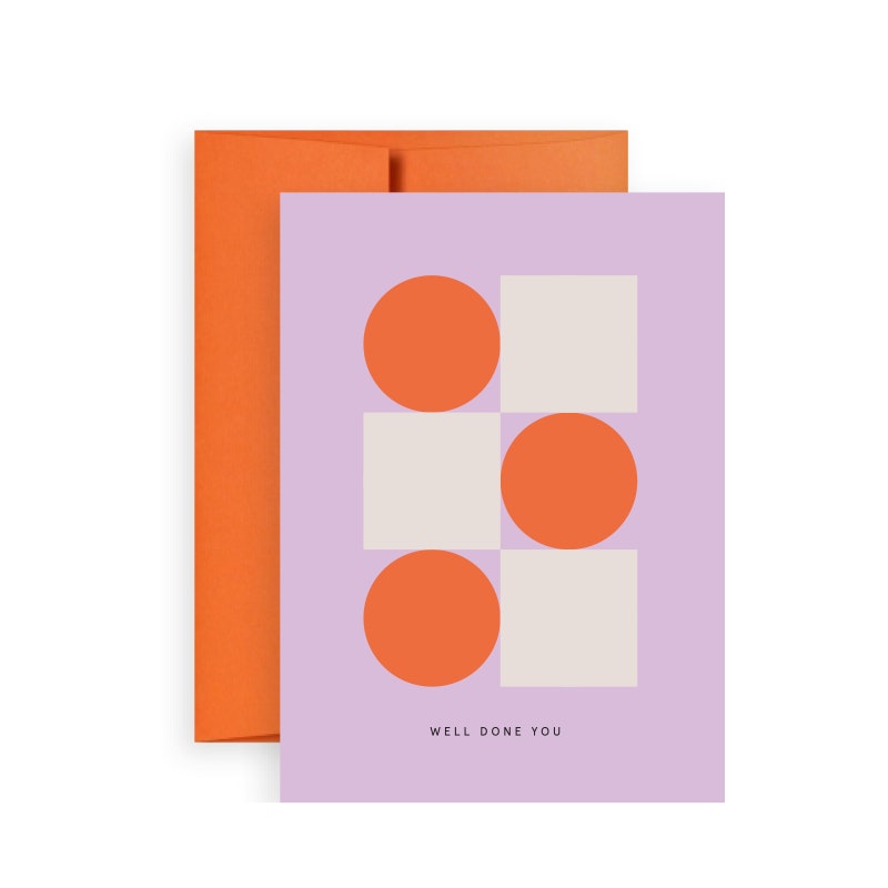 Well Done You A6 Greeting Card & Envelope by Stock Stationery
