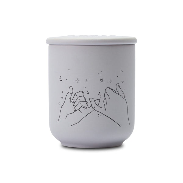 Sandlewood and Tonka Pinky Promise Candle by The Eclectic Lifestyle