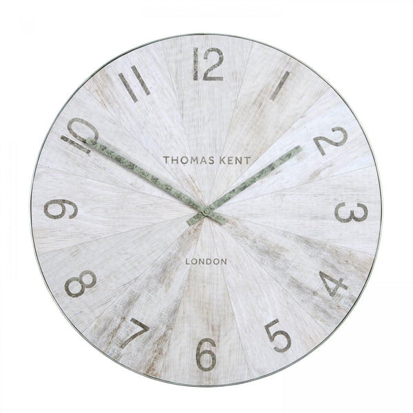 22inch Pickled Oak Wharf Clock by Thomas Kent