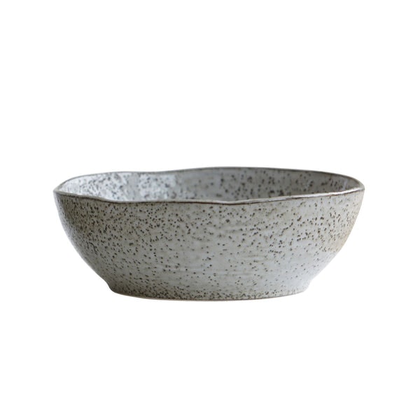 Serving Bowl Rustic, In Grey / Blue 21.5cm by House Doctor
