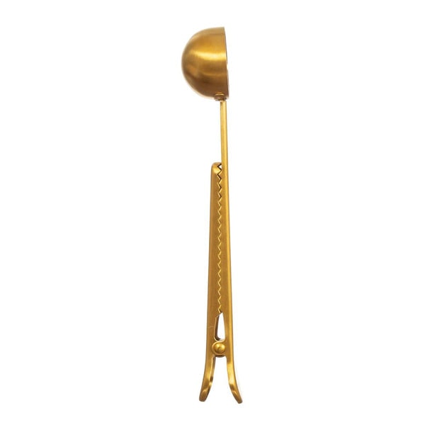 Brass Coffee Scoop Clip by Beldi Maison