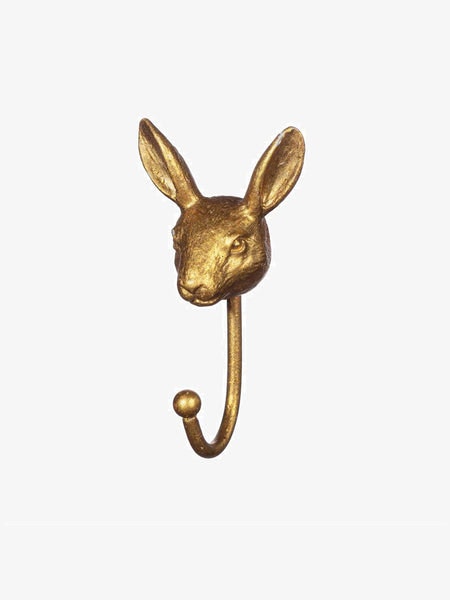 Gold Rabbit Hook by Sass & Belle