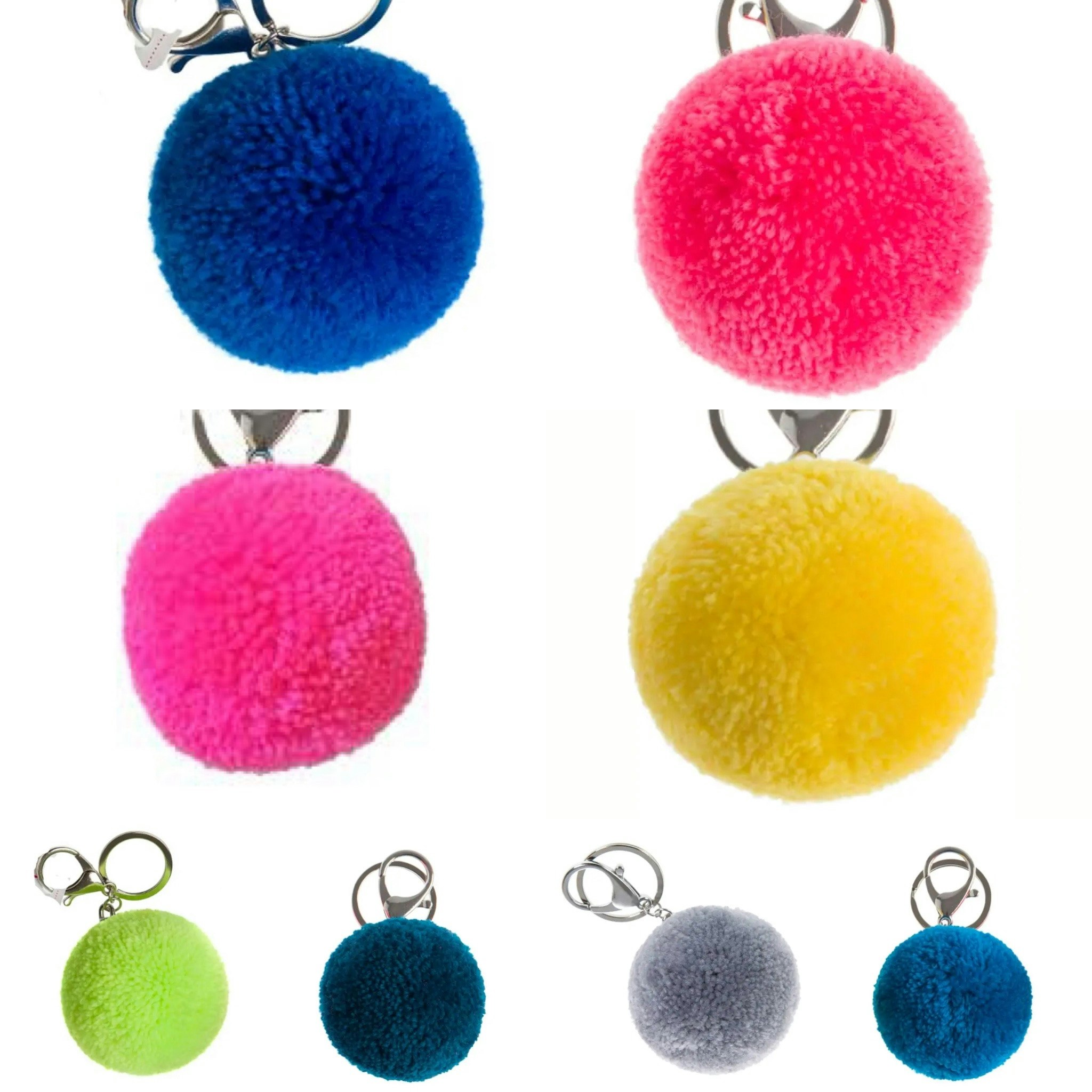 Pompom Keyrings by PomPom Galore