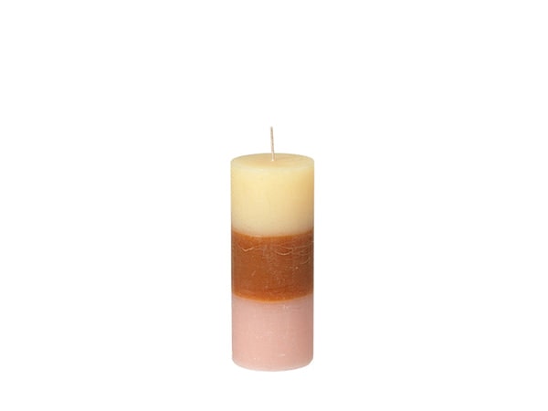 Pillar Candle Rainbow - Tequila Sunrise - 17cm by Broste Copenhagen