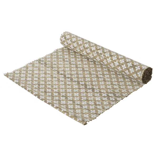 Woven Table Runner With Diamond Design by Parlane