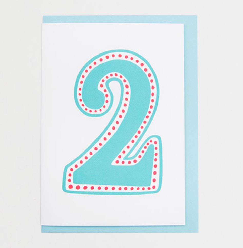 Two birthday card by Alison Hardcastle