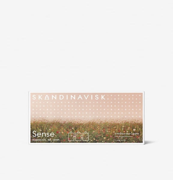 Scented Candle Sense Mini Giftset (rosenhave, Ro & Lempi) by Skandinavisk