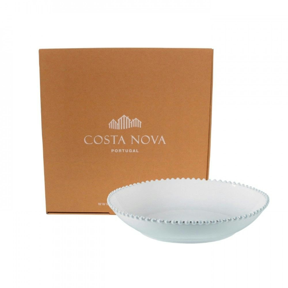Pearl White Pasta or Serving Bowl by COSTA NOVA