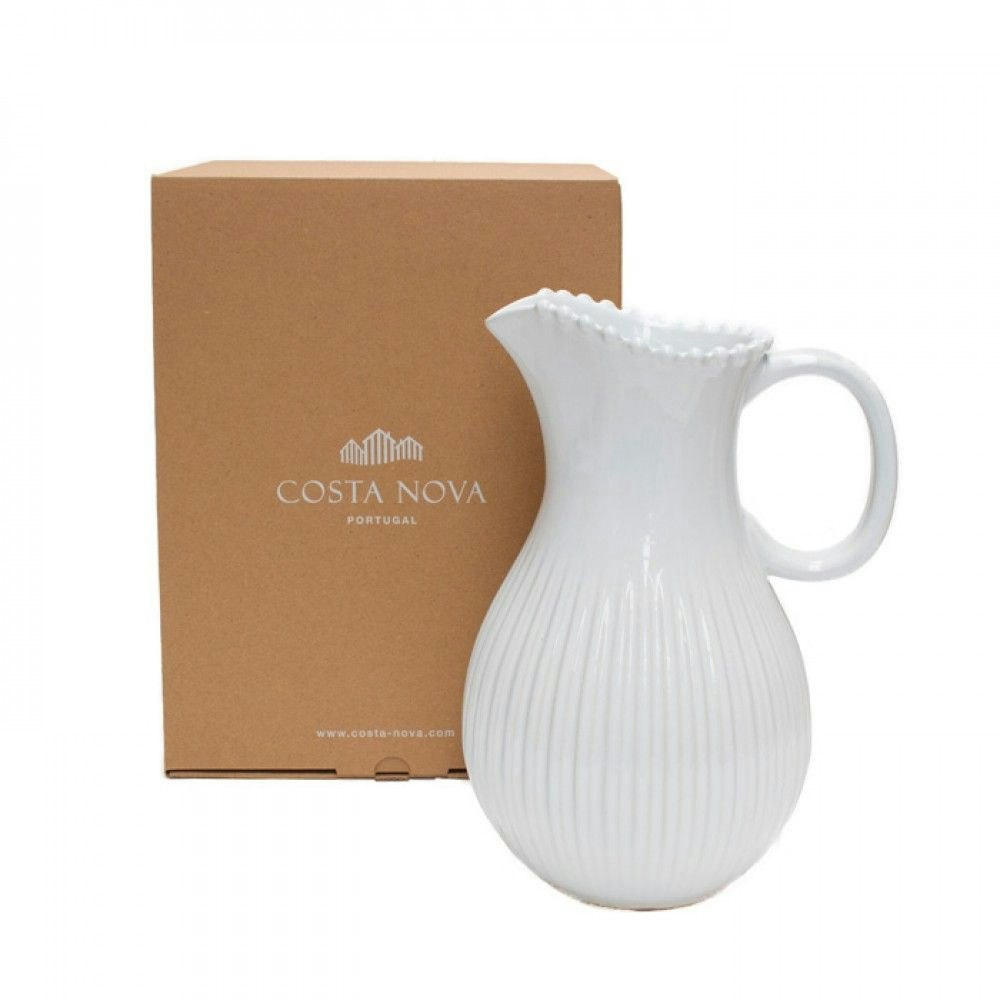 Pearl White Pitcher by COSTA NOVA