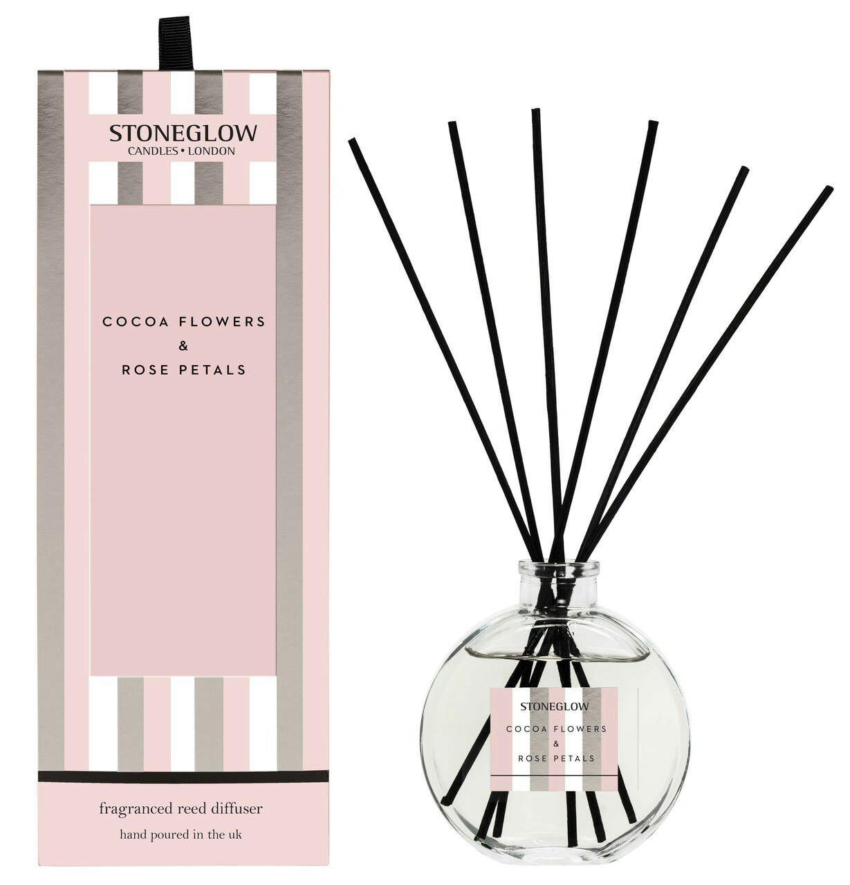 Cocoa Flowers and Rose Petals Diffuser by Stoneglow