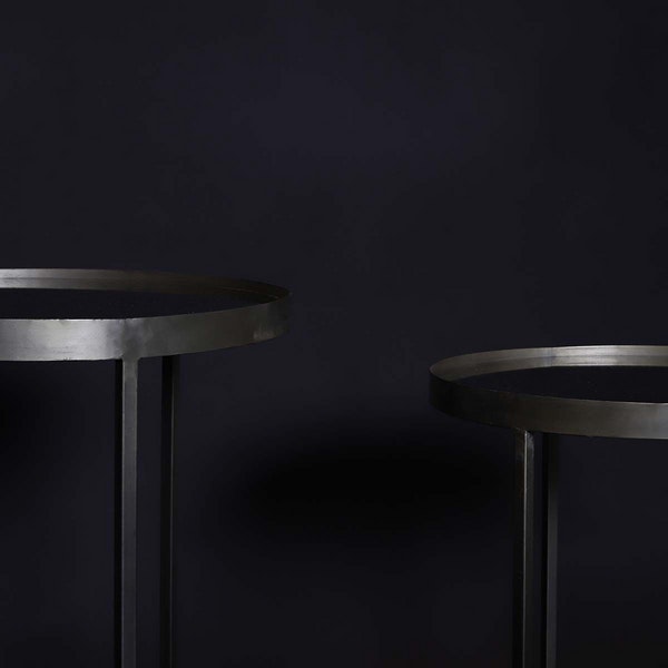 Soho Glass Topped Tables - Set Of 2 by Distinctly Living