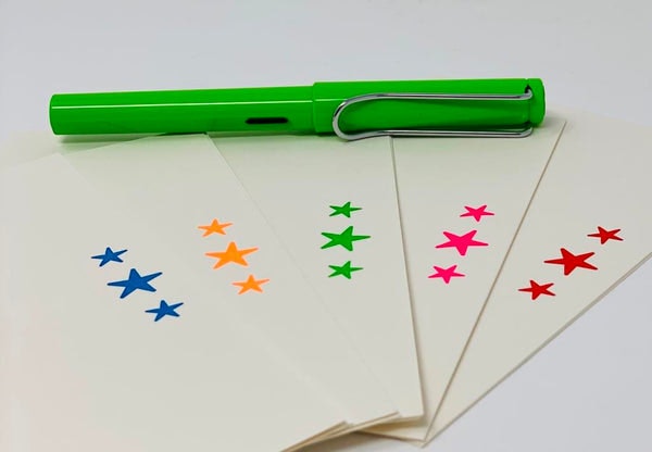 Stars Correspondence Cards by Ledbury Letterpress