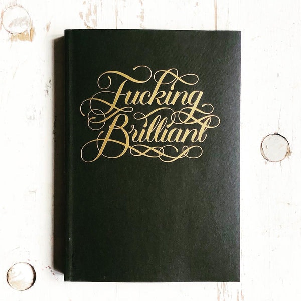Fucking Brilliant Notebook by Chronicle Books