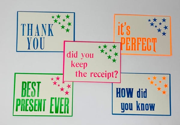 Thank You (mixed) Correspondence Cards by Ledbury Letterpress