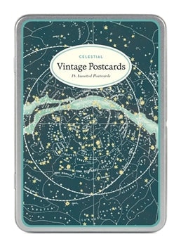 Celestial Postcard Tin by Cavallini & Co